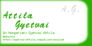 attila gyetvai business card